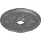 Ekena Millwork Antioch Ceiling Medallion (Fits Canopies up to 3 1/2"), 18"OD x 3 1/2"ID x 1 3/8"P, Platinum CM18SEPLS - alternate 2